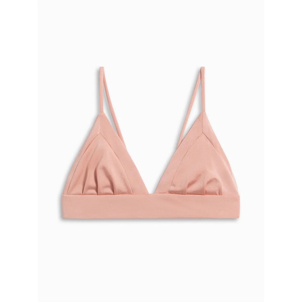 NWT Boys + Arrows Dana the Delinquent Bikini Top Blush & Bashful M